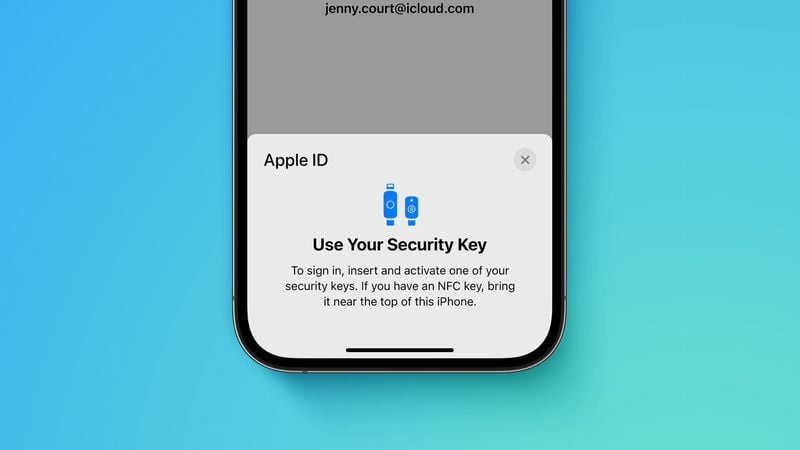 青河苹果手机维修分享iOS 16.3 新增的 Apple ID 的安全密钥有什么功能 